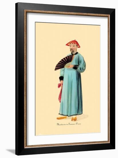 Mandarin in Summer Dress-George Henry Malon-Framed Art Print