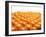 Mandarin Oranges in Rows-Michael Löffler-Framed Photographic Print