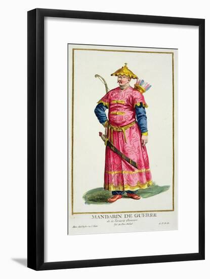 Mandarin Warlord from Receuil Des Estampes, Published 1780-Pierre Duflos-Framed Giclee Print