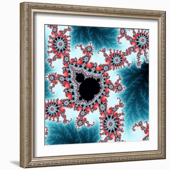 Mandelbrot Fractal-Laguna Design-Framed Premium Photographic Print