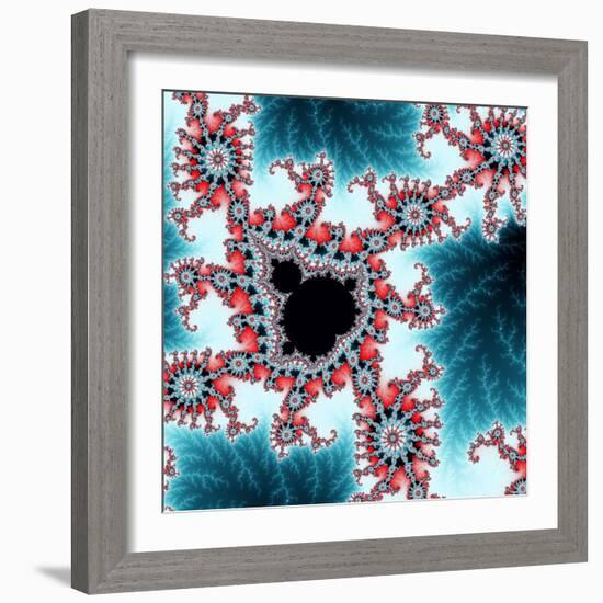 Mandelbrot Fractal-Laguna Design-Framed Premium Photographic Print