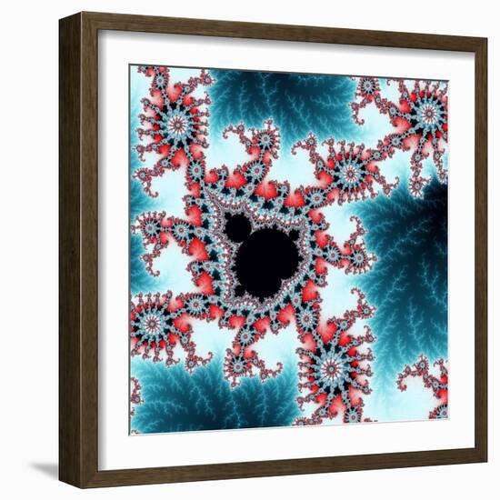 Mandelbrot Fractal-Laguna Design-Framed Premium Photographic Print