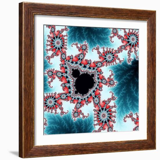 Mandelbrot Fractal-Laguna Design-Framed Premium Photographic Print