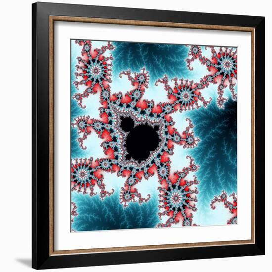 Mandelbrot Fractal-Laguna Design-Framed Premium Photographic Print