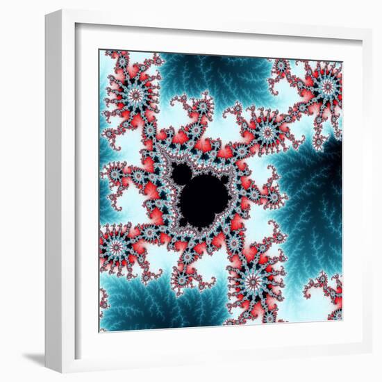 Mandelbrot Fractal-Laguna Design-Framed Premium Photographic Print