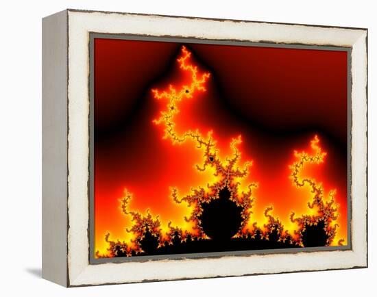 Mandelbrot Fractal-PASIEKA-Framed Premier Image Canvas