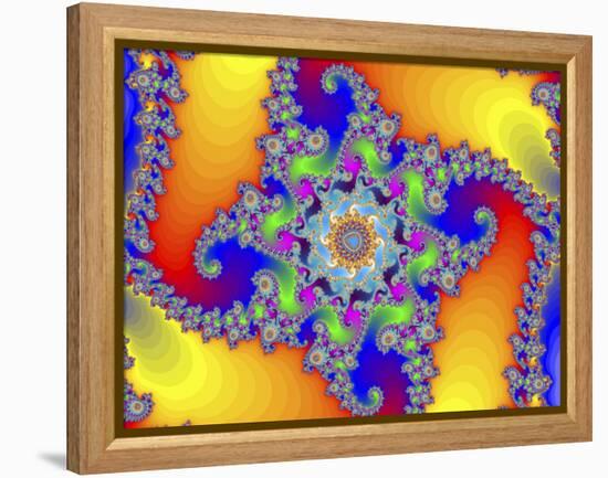 Mandelbrot Fractal-Friedrich Saurer-Framed Premier Image Canvas