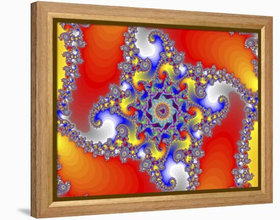 Mandelbrot Fractal-Friedrich Saurer-Framed Premier Image Canvas