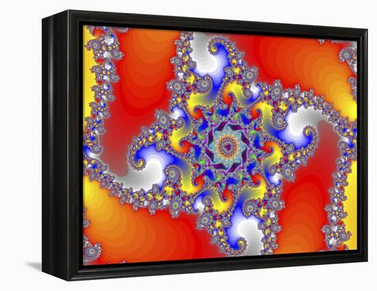 Mandelbrot Fractal-Friedrich Saurer-Framed Premier Image Canvas