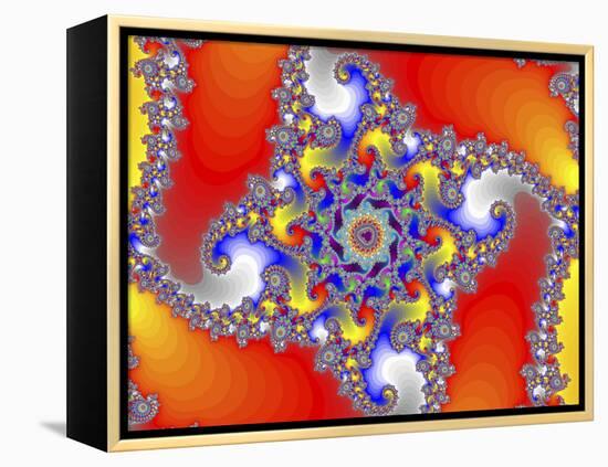 Mandelbrot Fractal-Friedrich Saurer-Framed Premier Image Canvas