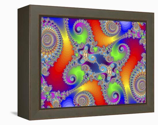 Mandelbrot Fractal-Friedrich Saurer-Framed Premier Image Canvas