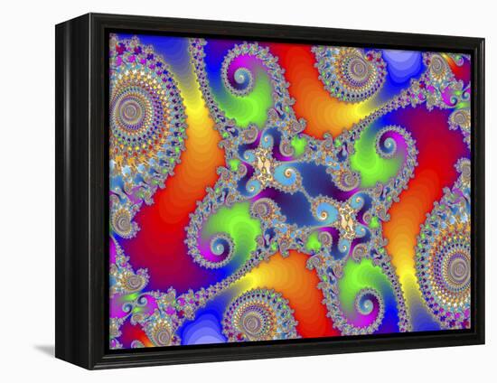 Mandelbrot Fractal-Friedrich Saurer-Framed Premier Image Canvas