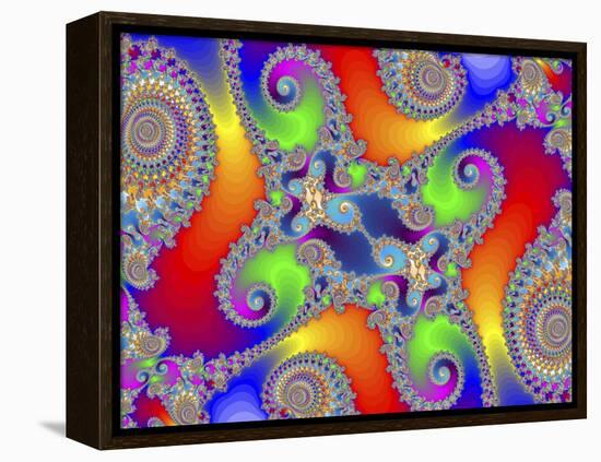 Mandelbrot Fractal-Friedrich Saurer-Framed Premier Image Canvas