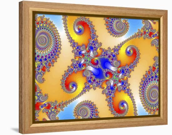 Mandelbrot Fractal-Friedrich Saurer-Framed Premier Image Canvas