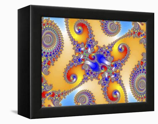 Mandelbrot Fractal-Friedrich Saurer-Framed Premier Image Canvas