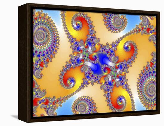 Mandelbrot Fractal-Friedrich Saurer-Framed Premier Image Canvas