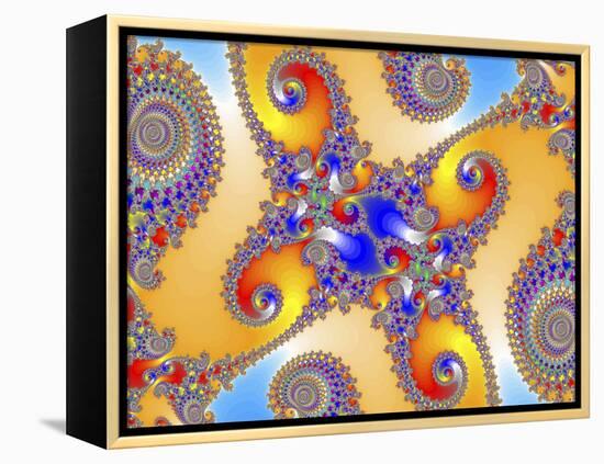 Mandelbrot Fractal-Friedrich Saurer-Framed Premier Image Canvas