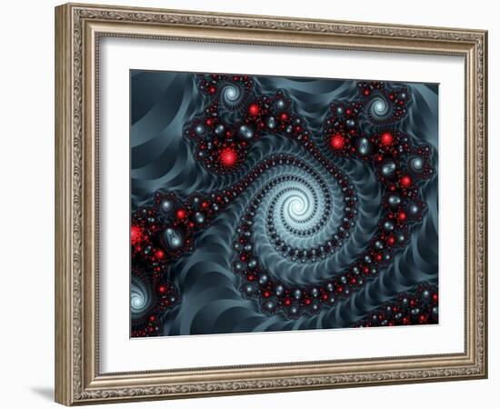 Mandelbrot Fractal-Laguna Design-Framed Photographic Print