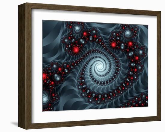 Mandelbrot Fractal-Laguna Design-Framed Photographic Print