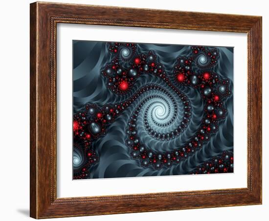 Mandelbrot Fractal-Laguna Design-Framed Photographic Print