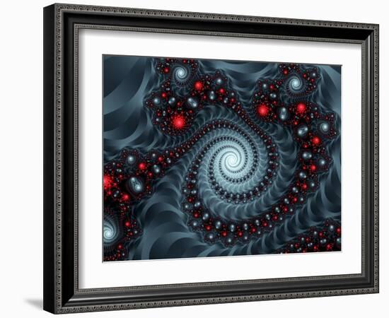 Mandelbrot Fractal-Laguna Design-Framed Photographic Print