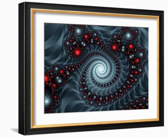 Mandelbrot Fractal-Laguna Design-Framed Photographic Print