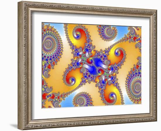 Mandelbrot Fractal-Friedrich Saurer-Framed Photographic Print