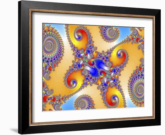 Mandelbrot Fractal-Friedrich Saurer-Framed Photographic Print