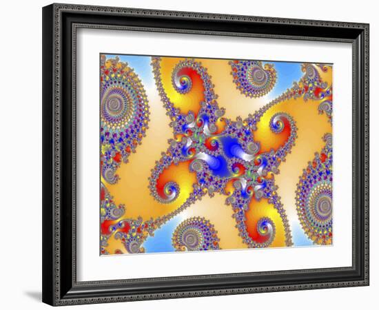 Mandelbrot Fractal-Friedrich Saurer-Framed Photographic Print