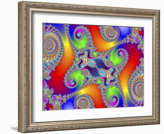 Mandelbrot Fractal-Friedrich Saurer-Framed Photographic Print