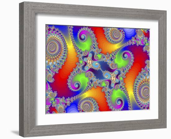 Mandelbrot Fractal-Friedrich Saurer-Framed Photographic Print