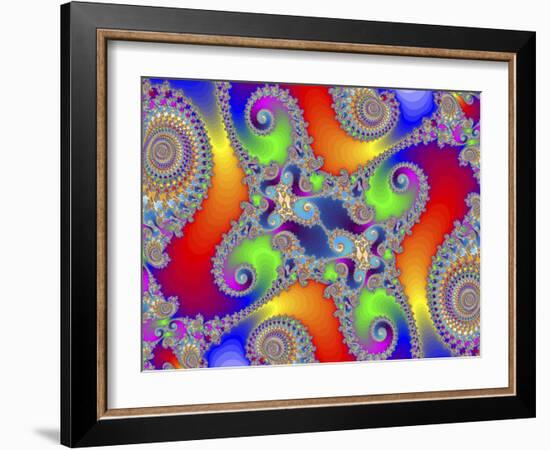 Mandelbrot Fractal-Friedrich Saurer-Framed Photographic Print