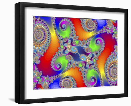 Mandelbrot Fractal-Friedrich Saurer-Framed Photographic Print