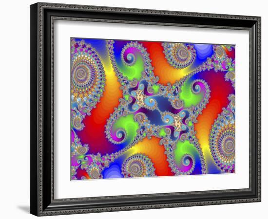 Mandelbrot Fractal-Friedrich Saurer-Framed Photographic Print