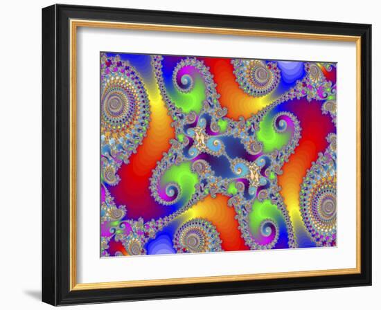 Mandelbrot Fractal-Friedrich Saurer-Framed Photographic Print