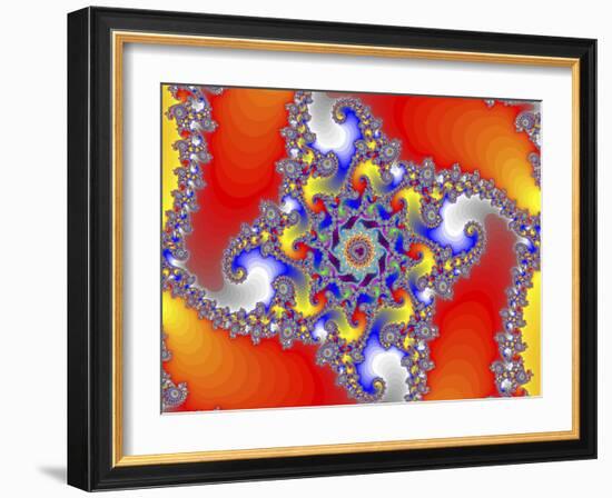 Mandelbrot Fractal-Friedrich Saurer-Framed Photographic Print