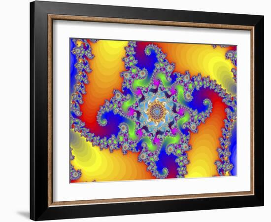 Mandelbrot Fractal-Friedrich Saurer-Framed Photographic Print