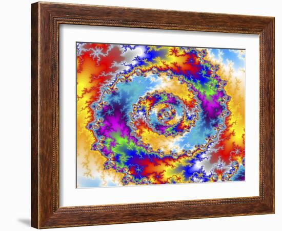 Mandelbrot Fractal-Friedrich Saurer-Framed Photographic Print