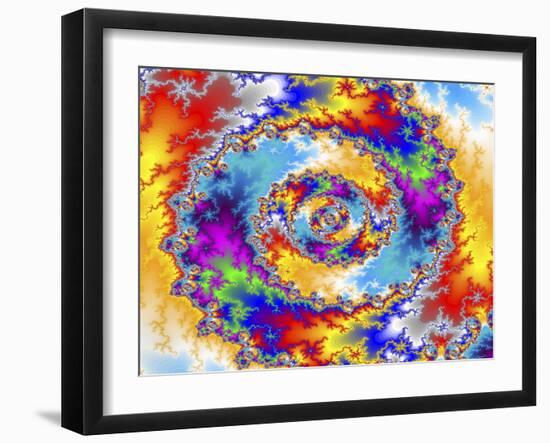 Mandelbrot Fractal-Friedrich Saurer-Framed Photographic Print