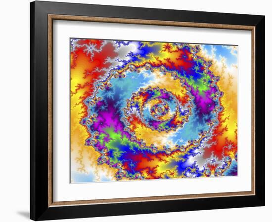 Mandelbrot Fractal-Friedrich Saurer-Framed Photographic Print