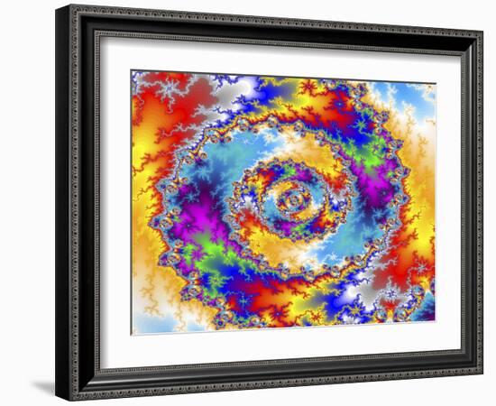 Mandelbrot Fractal-Friedrich Saurer-Framed Photographic Print