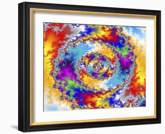 Mandelbrot Fractal-Friedrich Saurer-Framed Photographic Print