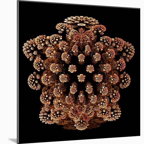 Mandelbulb Fractal-Laguna Design-Mounted Premium Photographic Print