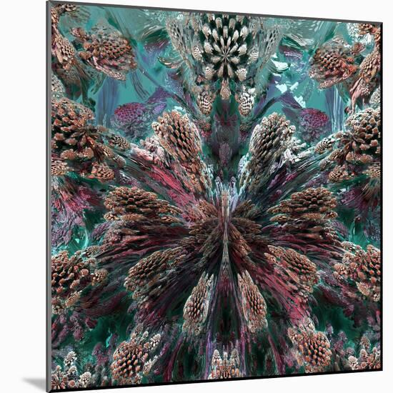 Mandelbulb Fractal-Laguna Design-Mounted Premium Photographic Print