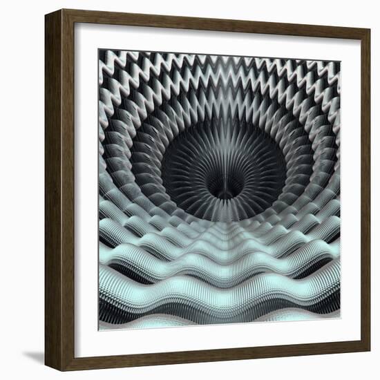 Mandelbulb Fractal-Laguna Design-Framed Premium Photographic Print