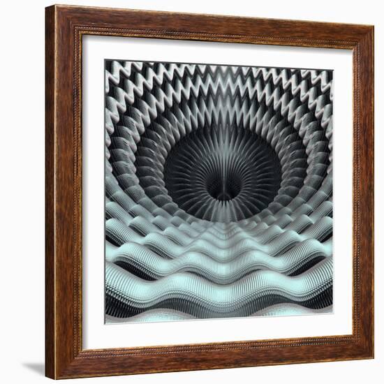 Mandelbulb Fractal-Laguna Design-Framed Premium Photographic Print