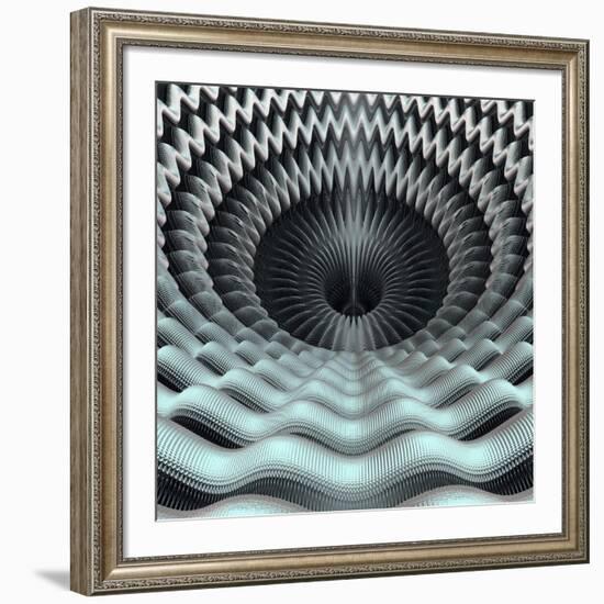 Mandelbulb Fractal-Laguna Design-Framed Photographic Print