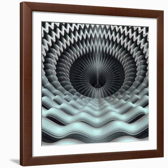 Mandelbulb Fractal-Laguna Design-Framed Photographic Print