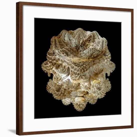 Mandelbulb Fractal-Laguna Design-Framed Photographic Print