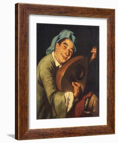 Mandola Player-Gaspare Traversi-Framed Giclee Print